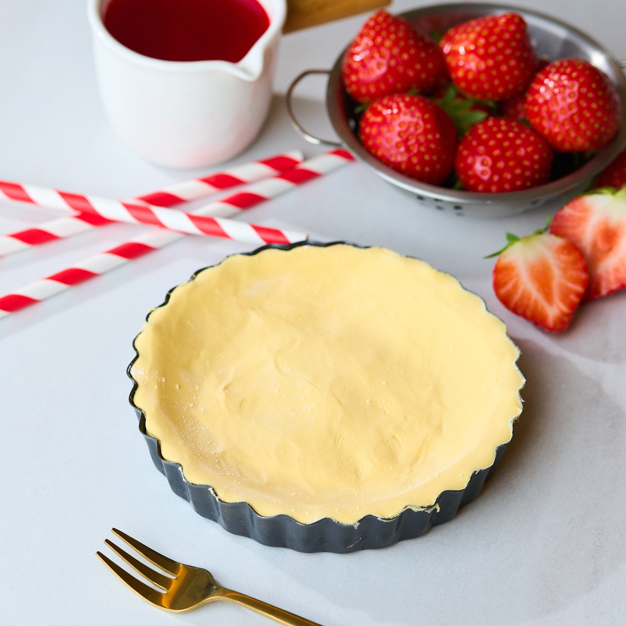 Kit de Cuisine Tarte au Fraise, Kit de Cuisine en Slime, Slime Enfant, Slime Kit, Slime DIY