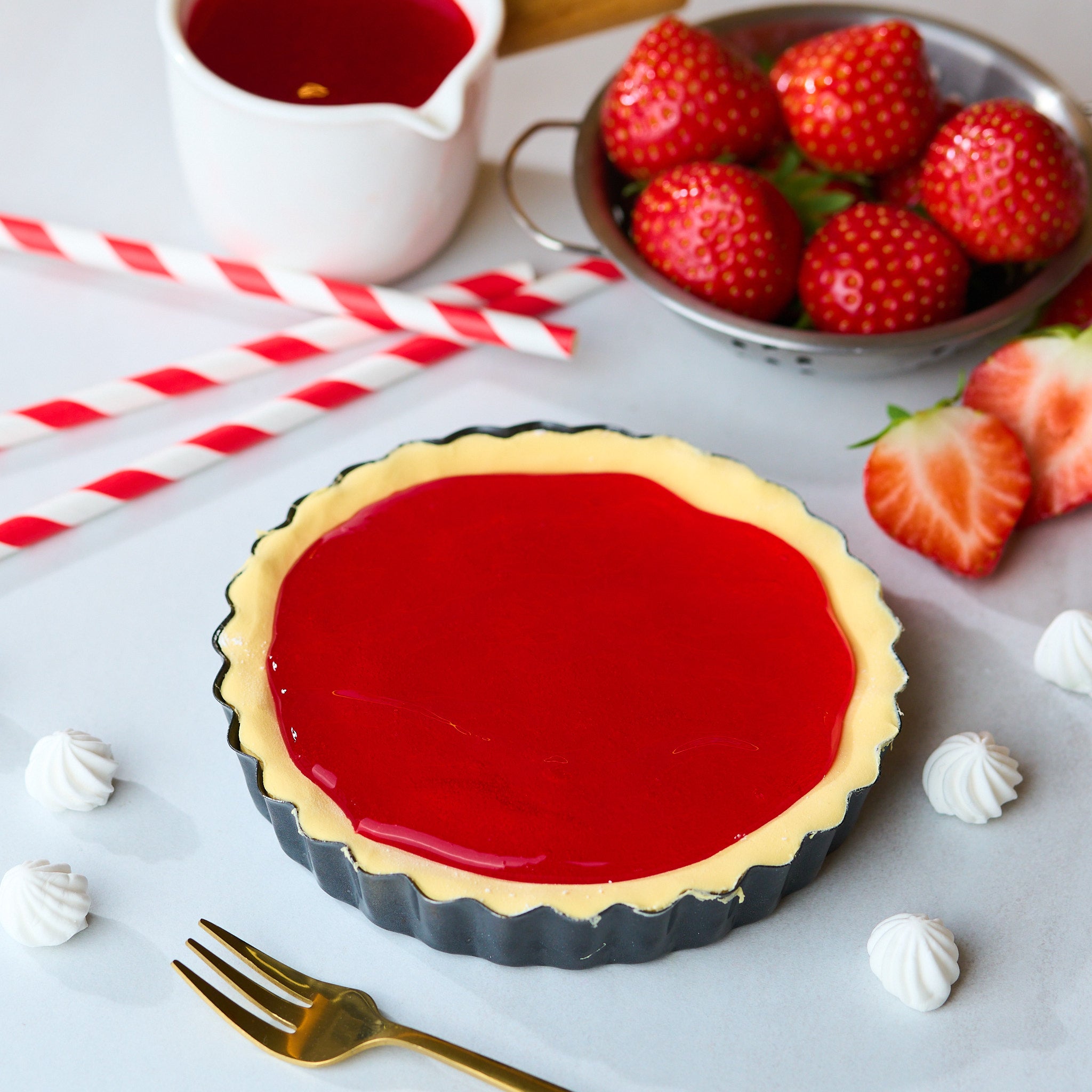 Kit de Cuisine Tarte au Fraise, Kit de Cuisine en Slime, Slime Enfant, Slime Kit, Slime DIY